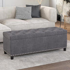 BELLEZE 47" Storage Ottoman, Storage Bench - Image 7