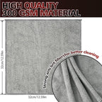 Microfiber Cleaning Cloth 12 Pack, 12.6 x 12.6 inch Microfiber Towels - Image 3