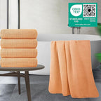 POLYTE Microfiber Oversize Quick Dry Lint Free Bath Towel, 60 x 30 in, 4 Pack - Image 5
