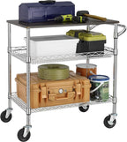 Finnhomy 3 Tier Heavy Duty Commercial Grade Utility Cart - Image 3