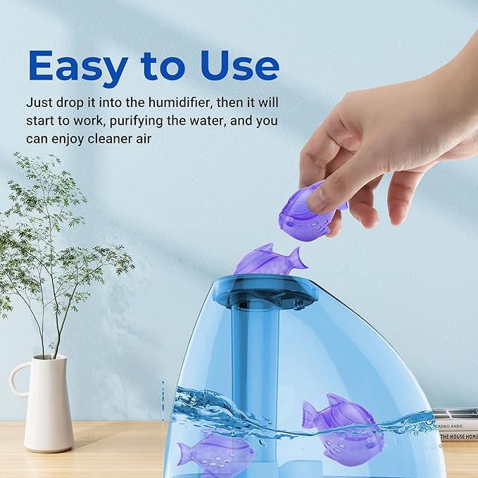 Funmit 12 Pack Universal Humidifier Cleaner Fish Compatible - Image 8