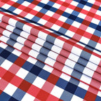 4th of July Checkered Tablecloth Fabric - Image 9