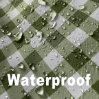 Waterproof Checkered Tablecloth Fabric - Image 3