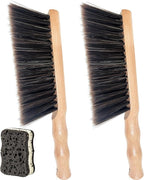 2Pcs Hand Broom Brush Beech Wood, Dust Brush, Duster by L%C3%96RW-L%C3%80NY