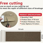Linen Repair Tape 4x70 Inch Self-Adhesive Couch Patch Repair Fabric Patch - Image 2