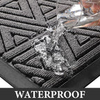 Yimobra Large Door Mat 47x32, All-Weather Waterproof Non-Slip Welcome Matt - Image 7