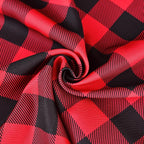 Gingham Xmas Tablecloth Fabric - Image 7