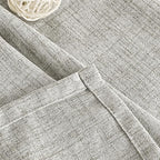 YoungsTex Dark Grey Linen Curtains 78 Inch Length - Image 7