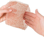 Redecker Real Copper Cleaning Cloths – Scratch-Free 2-Ply Woven Copper Scrub - Image 2