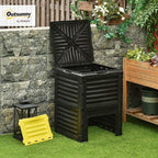 Outsunny Garden Compost Bin 80 Gallon Outdoor Large Capacity Composter Fast - Image 2