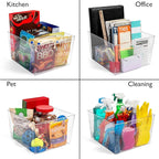 ClearSpace Clear Plastic Storage Bins – XL 8 Pack Perfect Kitchen or Pantry - Image 5