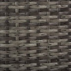 SAFAVIEH Outdoor Collection Mazeli Grey Brown Woven Swing Top Dome Lid Trash - Image 11