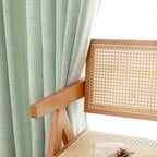 YoungsTex Sage Green Linen Curtains 78 Inches Long - Image 5