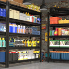 84“H Garage Shelving Heavy Duty Storage Shelves 3000 LBS Adjustable 5 Tier - Image 2