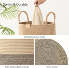 75L Striped Laundry Hamper - Image 6