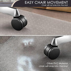 Kuyal Office Chair Mat for Carpet, 2 Pack 36x 48 Clear Heavy Duty Computer - Image 3