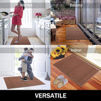 REFETONE Indoor Doormat, Front Back Door Mat 32"x48" Absorbent Rubber Backing - Image 3