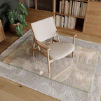 Koonmi Tempered Glass Chair Mat 36"x55" - Image 6