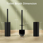 Toilet Brush and Holder Set, Toilet Bowl Brush - Image 6
