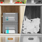 2 Pack Extra Large Trash Bag Holder Dispenser, Oxford Cloth Garbage Bag Storage - Image 4