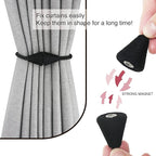 2 Pack Magnetic Curtain Tiebacks Rope Modern Handmade Curtain Tie Backs - Image 2