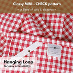 Native Fab Gingham Cotton Kitchen Towel 4 Pack 16"x26" - Image 7