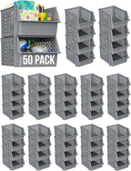 Skywin Plastic Stackable Storage Bins by Skywin