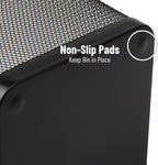Mind Reader Mesh Trash Can, Waste Paper Basket, Metal Mesh - Image 4