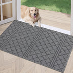REFETONE Indoor Doormat, Front Back Door Mat 20"x32" Absorbent Rubber Backing by Refetone