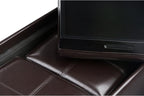 SIMPLIHOME Avalon 35 inch Wide Contemporary Rectangle 5 Pc Storage Ottoman in - Image 6