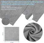 200 Pieces Microfiber Cleaning Cloths Bulk Absorbent Microfiber Towels Reusable - Image 2