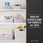 BINO | Woven Plastic Basket | Large, Space - Image 5