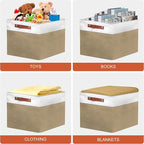 11in Open Fabric Storage Basket - Image 5