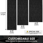 2′ x 16′ Front Door Mat Indoor Outdoor Entrance, Commercial Floor Mat Heavy - Image 2