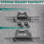 EVERHANGER Garage Wall Shelves, 12 X 48 Inch Wall Mounted Storage Shelves - Image 3
