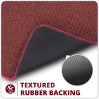 Bath Mat, Ultra Thin Bathroom Runner Rugs, Large Bath Mats - Image 4