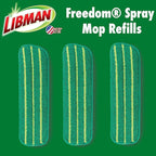 Libman Freedom Spray Mop Refills, Three Refills Green 3 Pack - Image 2