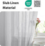 NICETOWN Light Grey Sidelight Curtains - Image 2