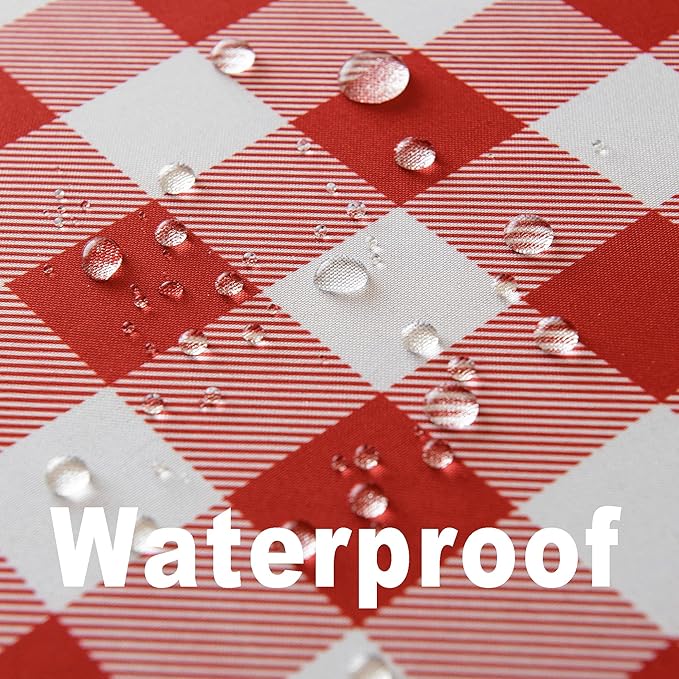 Waterproof Plaid Tablecloth Fabric - Image 4