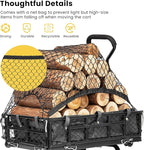 VIVOHOME Heavy Duty 400 Lbs Capacity Mesh Steel Garden Cart Folding Utility - Image 4