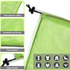 Berlune 12 Pcs Large Laundry Bag Colorful Extra Large Mesh Laundry Bag Bulk - Image 3