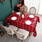 Waterproof Checkered Tablecloth Fabric - Image 8