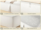 2-Pack Under Bed Storage, 6 Inches Tall Closet Organizers and Storage Bins - Image 4