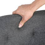 Joveco Storage Ottoman Linen Tufted Bench - Image 5