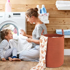 Cotton Rope Laundry Basket Hamper - Image 4
