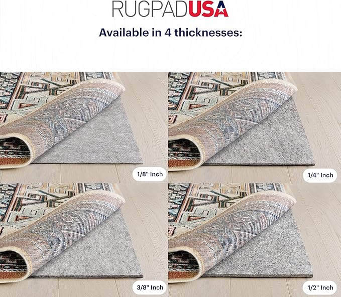 RUGPADUSA - Dual Surface - 8'x11' - 3/8" Thick - Felt + Rubber - Enhanced - Image 4