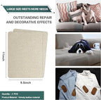 Azobur Couch Patch Repair Fabric, Microfiber Fabric, Self-Adhesive, - Image 2