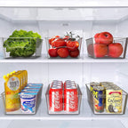 Simple Houseware Fridge Organizer Storage Bins, 8 Packs - Image 3