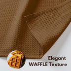 Native Fab Waffle Weave Dish Towels 12 Pack 100% Cotton, 16x26 Inches, Super - Image 5