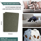 Azobur Couch Patch Repair Fabric, Microfiber Fabric, Self-Adhesive, - Image 2